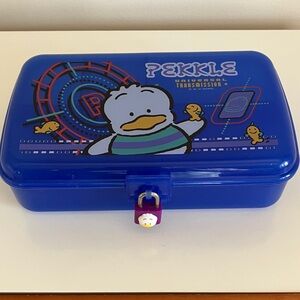 1997 Sanrio Pekkle lockable Storage Box with Pekkle Lock & keys